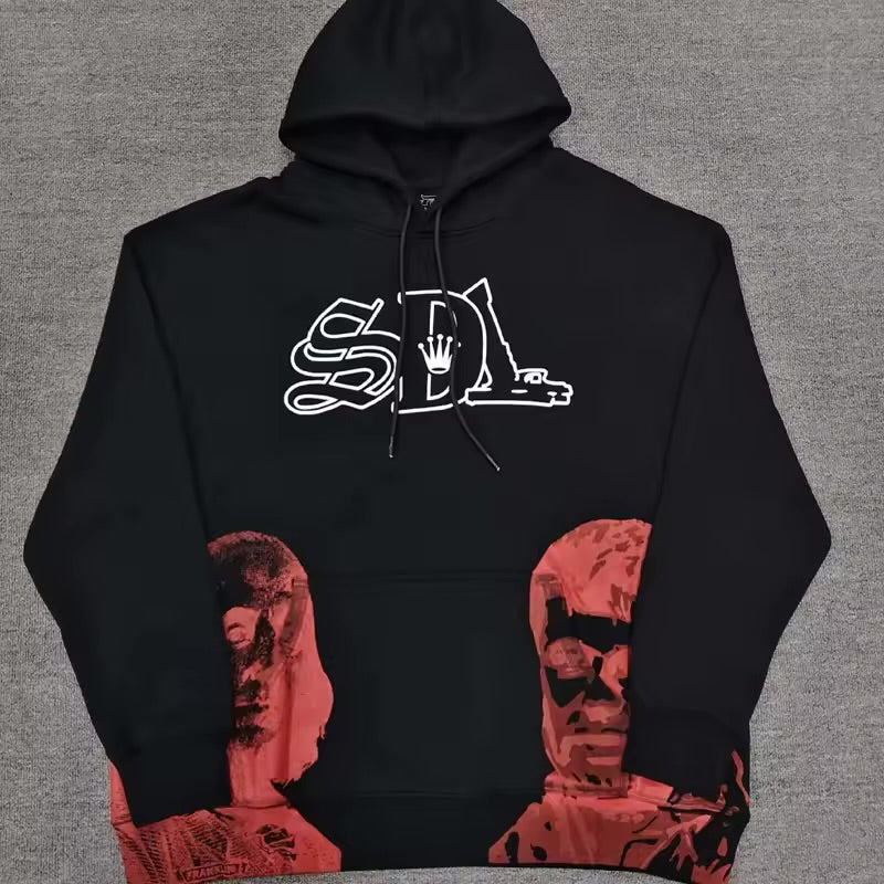 2026 New Arrival SDL Hoodie 100% Cotton Winter Breathable Hip-Hop High Quality Custom Hoodie Manufacturer Men's Hoodie Shirt