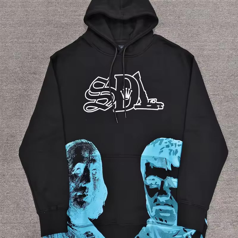 2026 New Arrival SDL Hoodie 100% Cotton Winter Breathable Hip-Hop High Quality Custom Hoodie Manufacturer Men's Hoodie Shirt