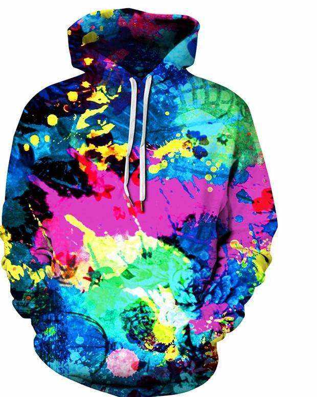 Vibrant Graffiti Art Hoodie