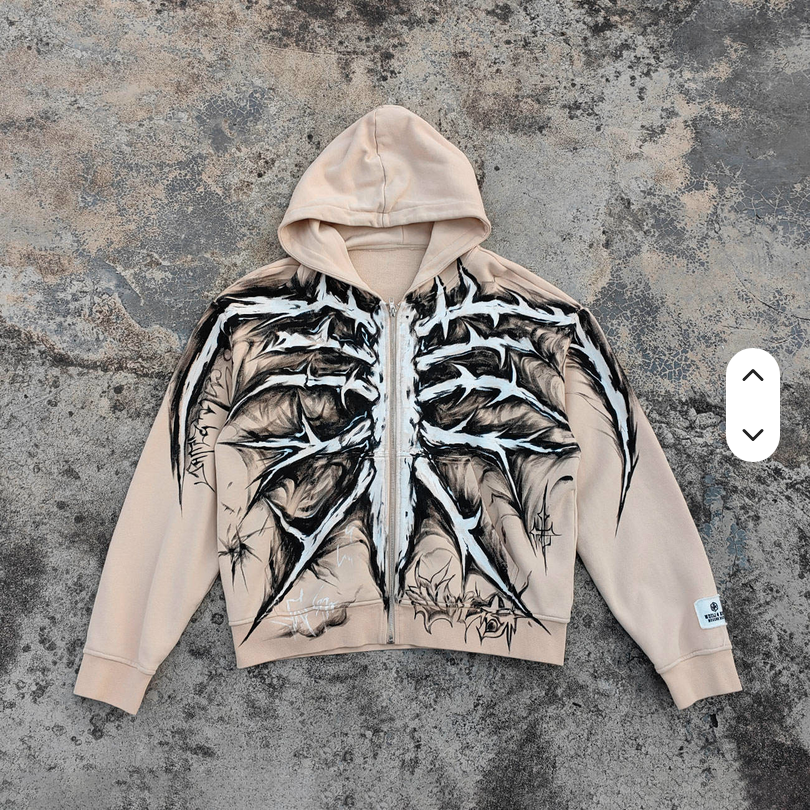 Vintage Graffiti Graphic Hoodie