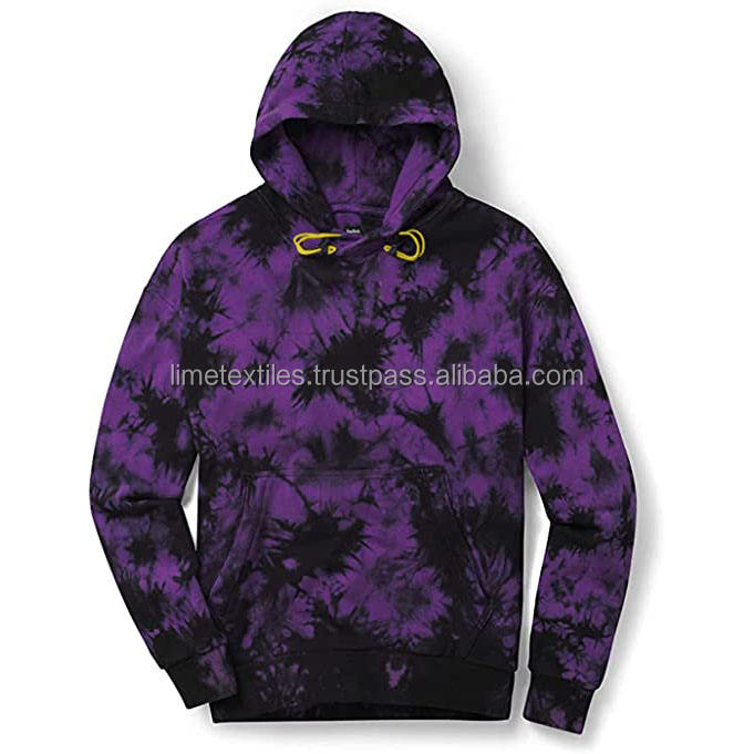 Custom Tie Die Pink Spider Hoodie 100% Cotton Winter Sweatshirts Men Women Oversized Hoodies