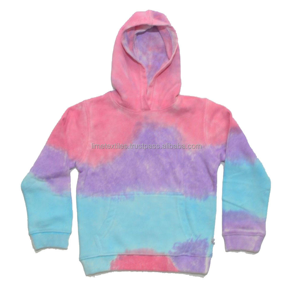 Custom Tie Die Pink Spider Hoodie 100% Cotton Winter Sweatshirts Men Women Oversized Hoodies