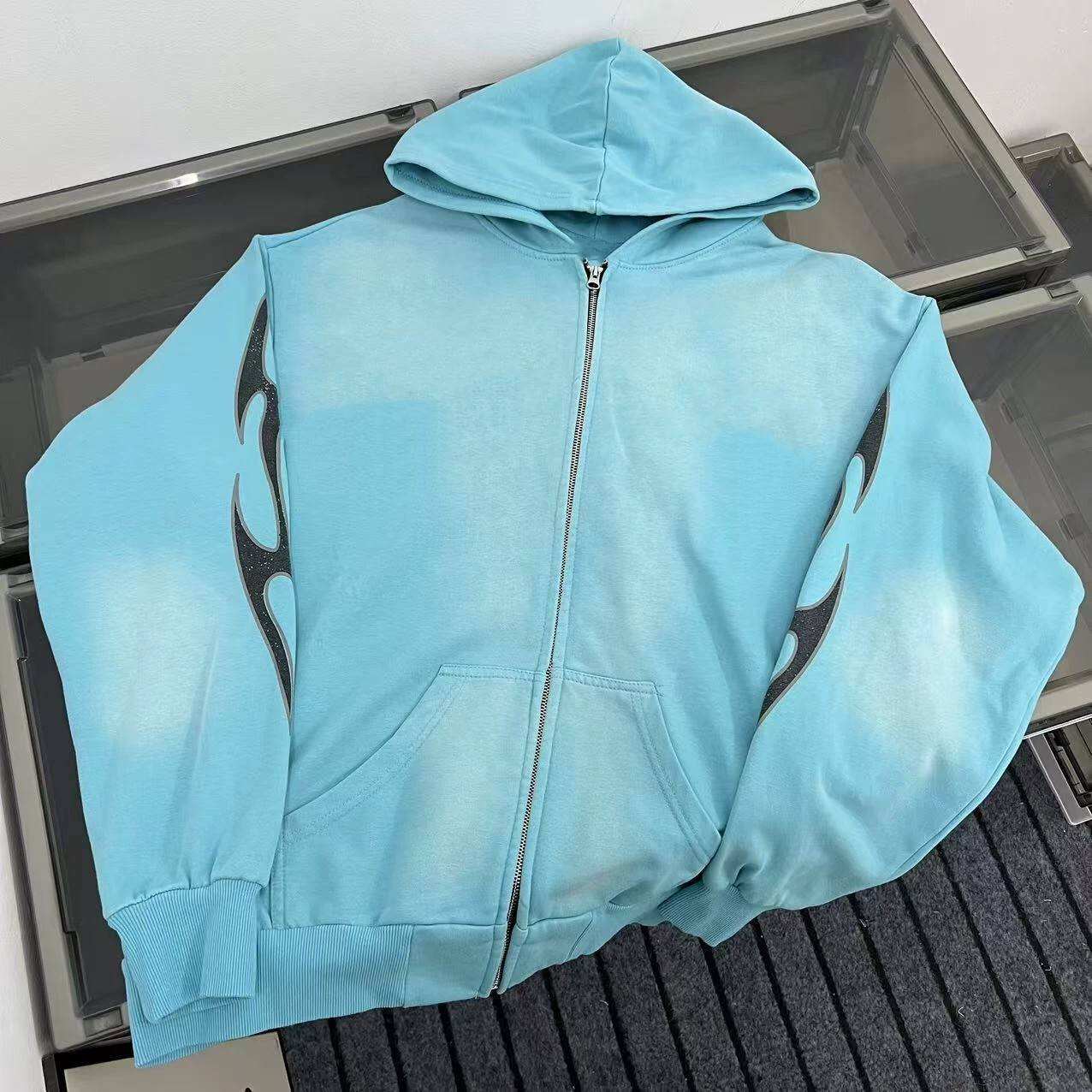 High Quality Hellstarring Star Hoodie 100% Cotton Designer Sweatshirt Loose Fit Winter Season XL Size with Hooded Collar