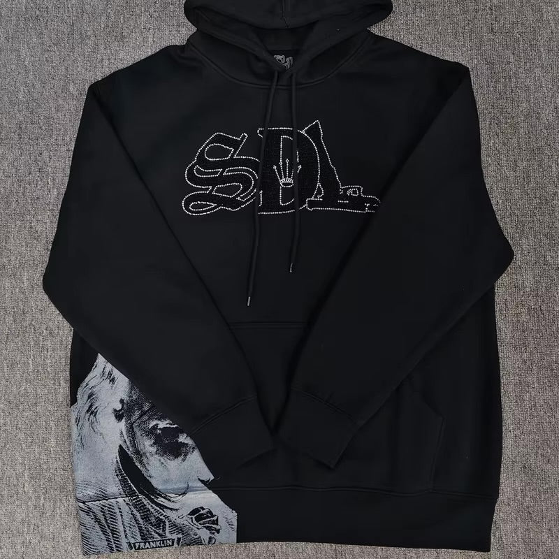 2026 New Arrival SDL Hoodie 100% Cotton Winter Breathable Hip-Hop High Quality Custom Hoodie Manufacturer Men's Hoodie Shirt