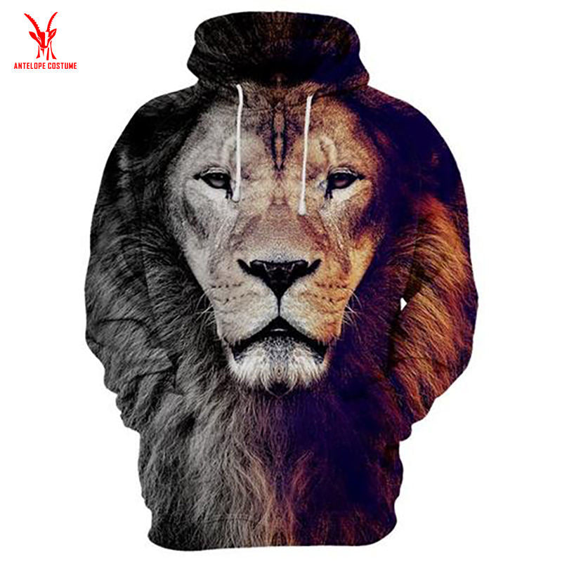 Lion Printed Hoodie