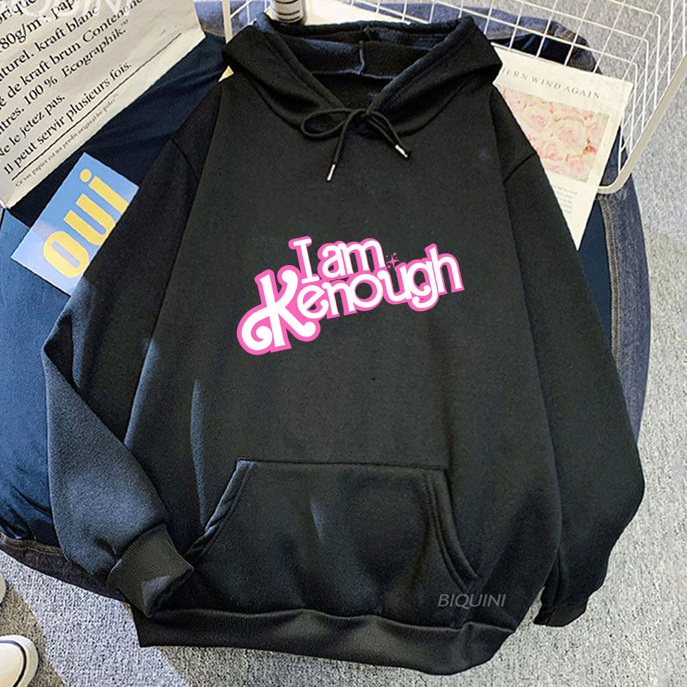 I Am Kenough Barbenheimer Hot Pink Hoodie Setwear Fashion Cl