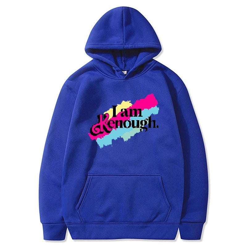 Autumn and Winter New I Am Kenough Hoodie Fashion Pattern