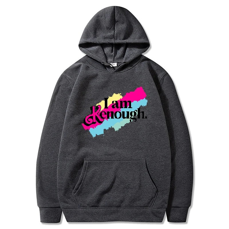Autumn and Winter New I Am Kenough Hoodie Fashion Pattern