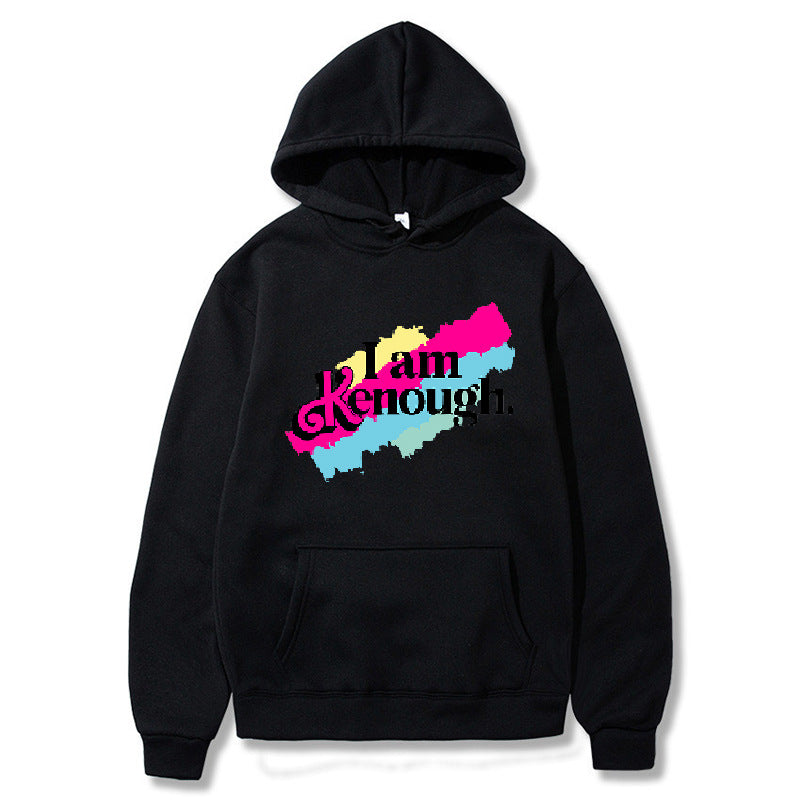 Autumn and Winter New I Am Kenough Hoodie Fashion Pattern
