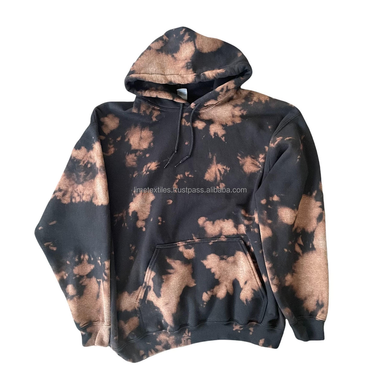 Custom Tie Die Pink Spider Hoodie 100% Cotton Winter Sweatshirts Men Women Oversized Hoodies