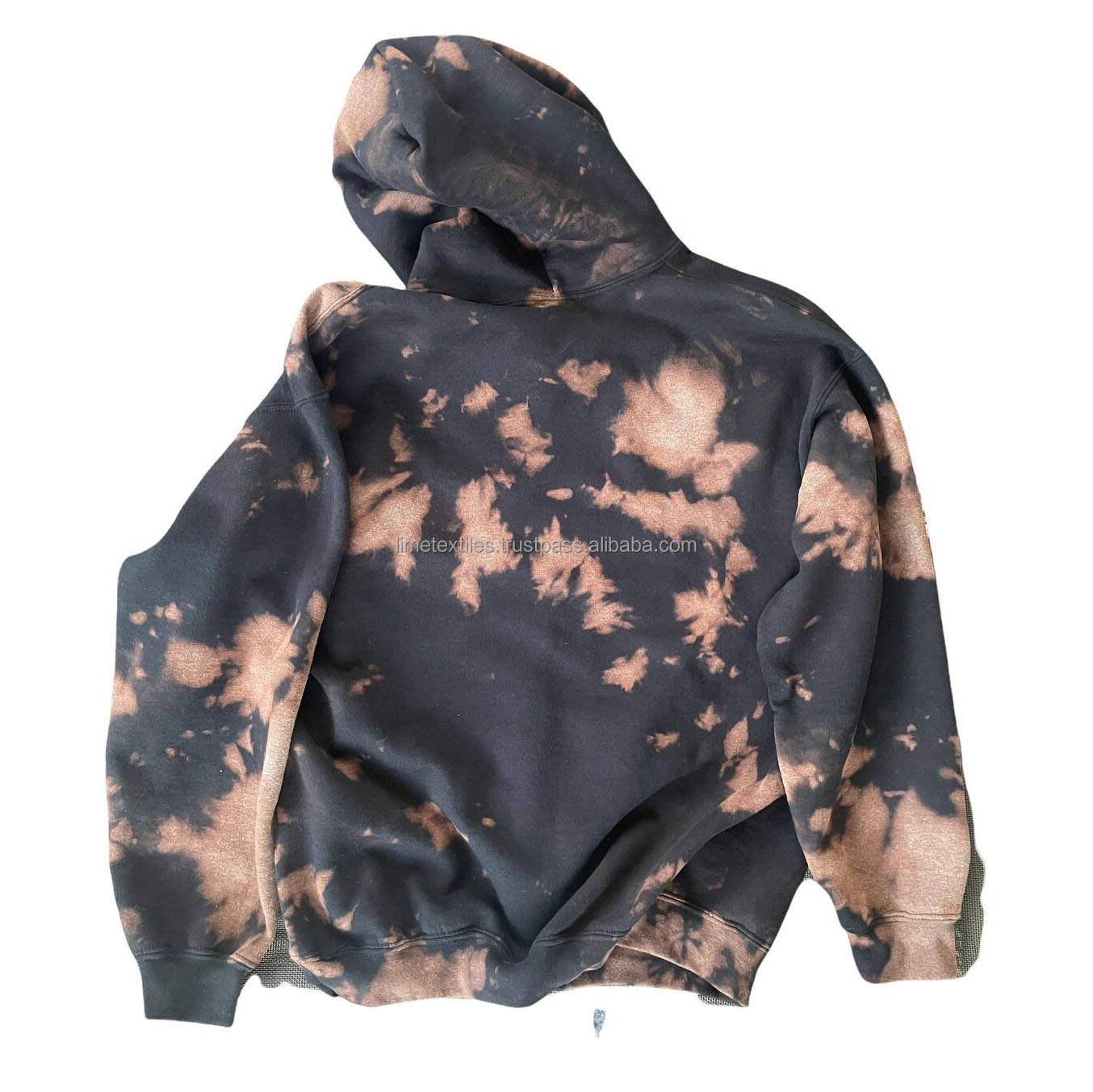 Custom Tie Die Pink Spider Hoodie 100% Cotton Winter Sweatshirts Men Women Oversized Hoodies